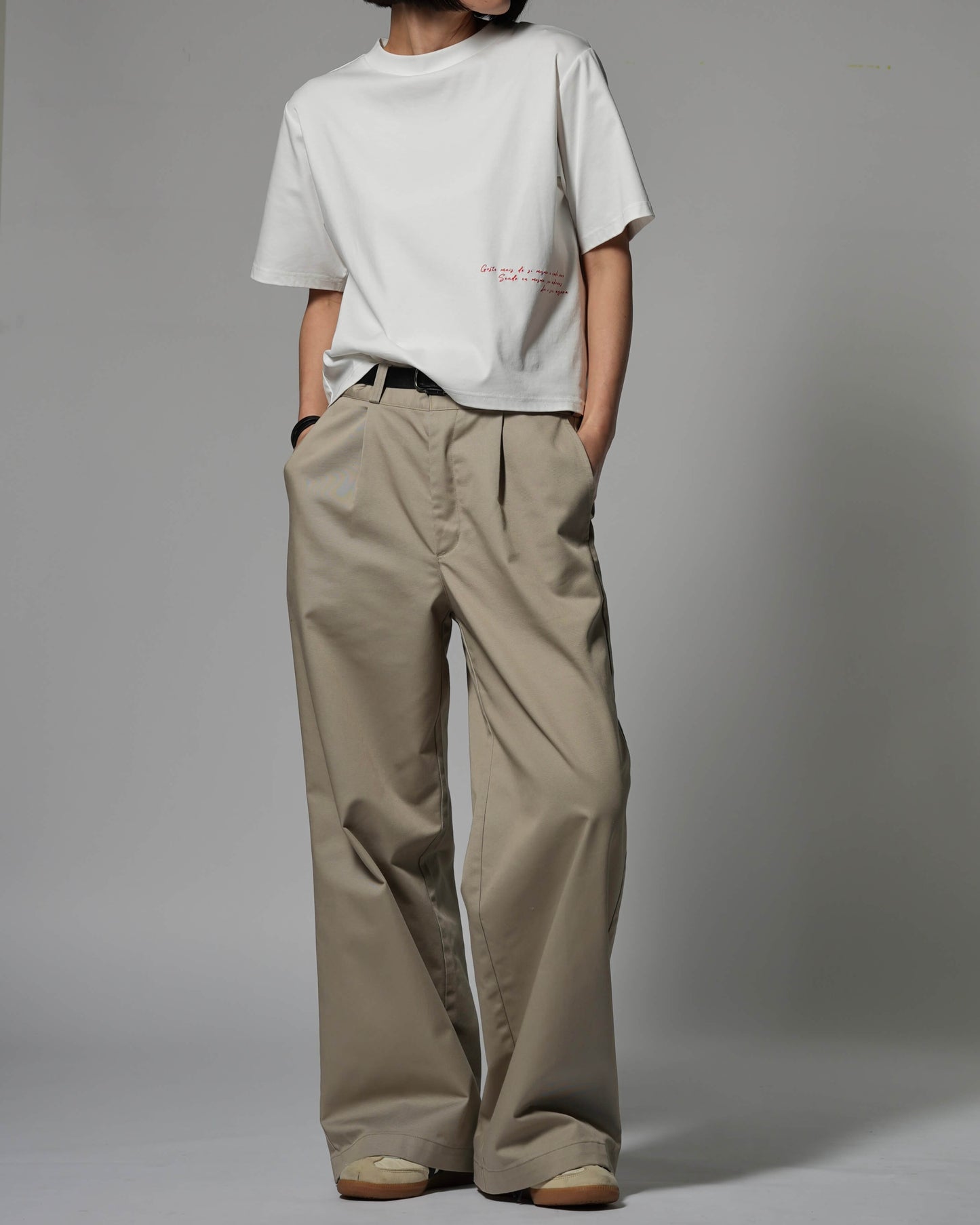 【Pre-order Item】Wide Straight Chino