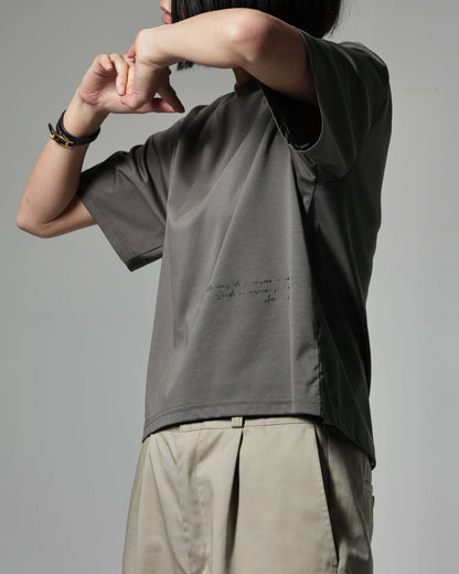 【Pre-order Item】logo Tee (gray)
