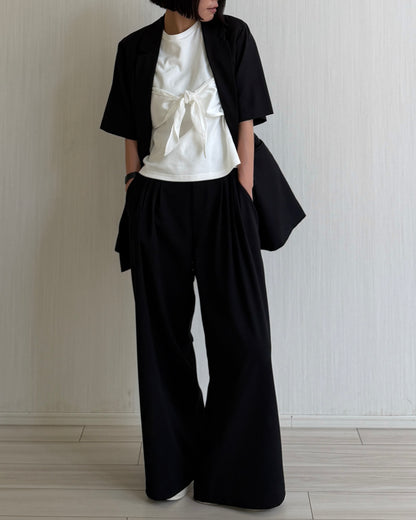 【pre-order】Ribbon Detail Tee