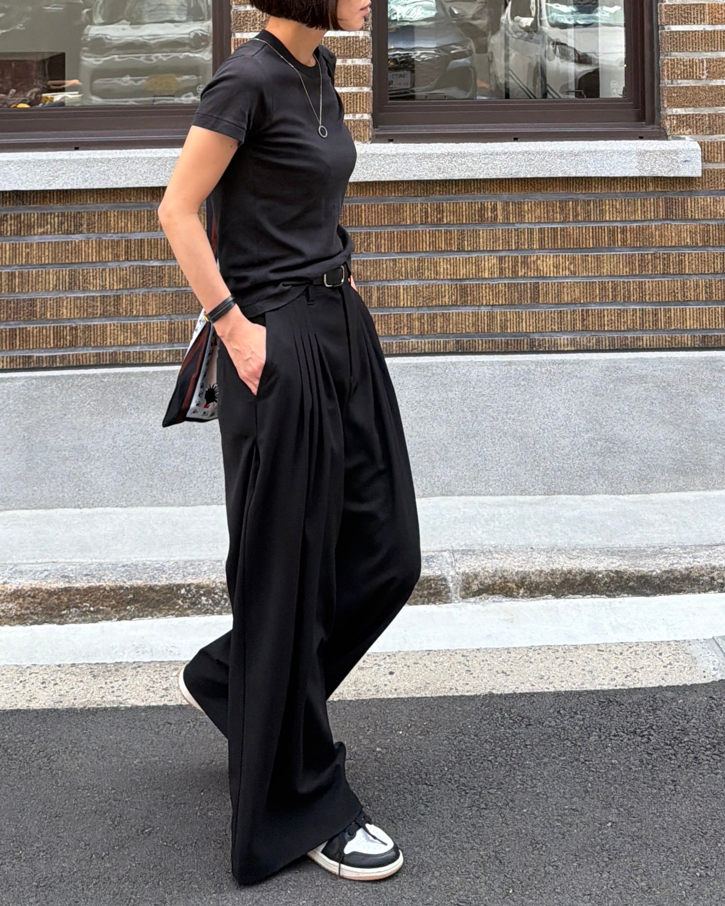 【pre-order】4-Tuck Wide Slacks