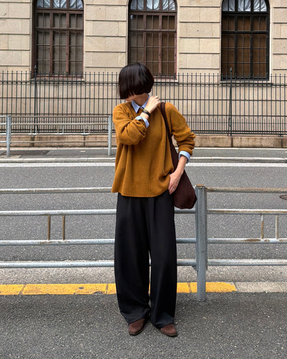 【pre-order】Cashmere Blend Knit (Cobalt Blue)
