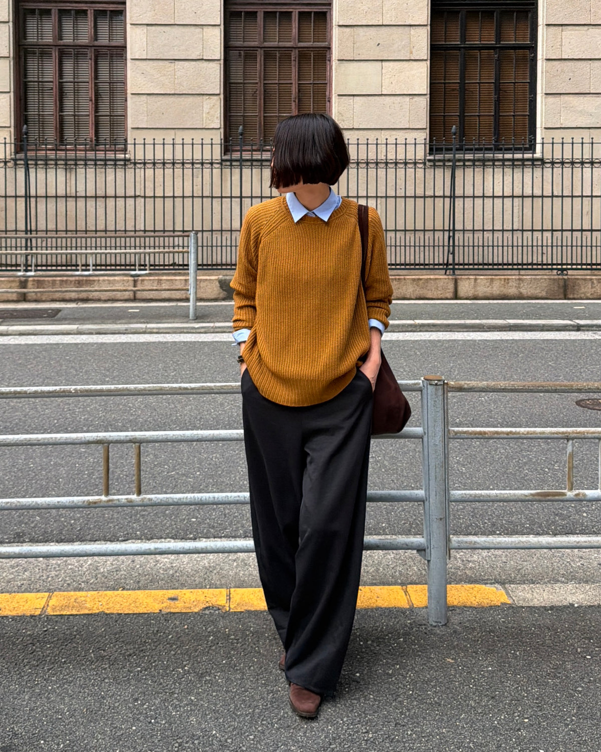 【pre-order】Cashmere Blend Knit (Cobalt Blue)