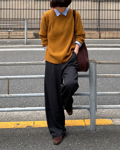 【pre-order】Cashmere Blend Knit (Cobalt Blue)