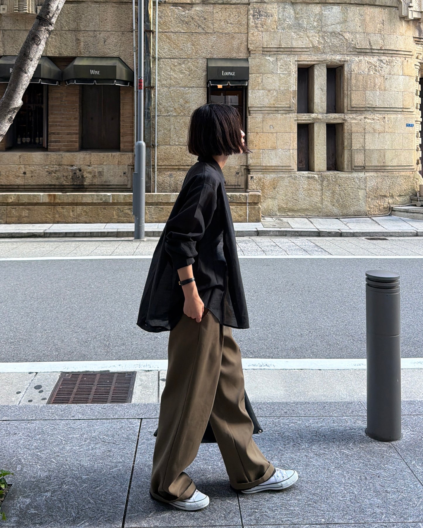 【pre-order】Oversized Sheer Shirt