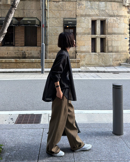 【pre-order】Oversized Sheer Shirt