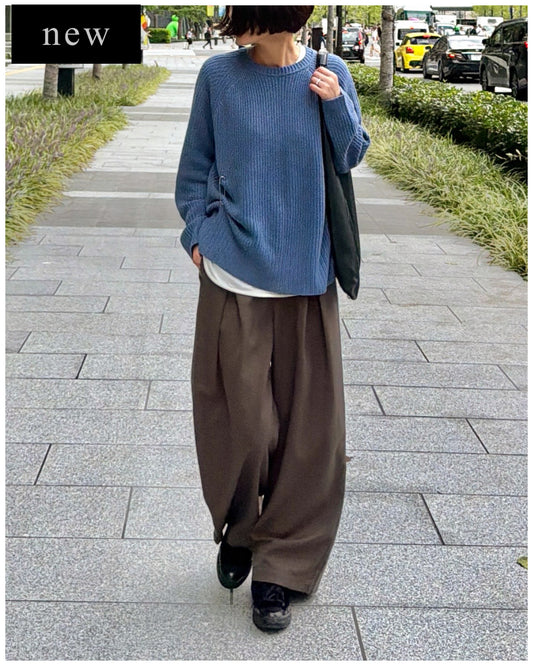 Cashmere Blend Knit (Cobalt Blue)