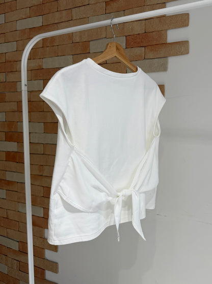 【pre-order】Ribbon Detail Tee