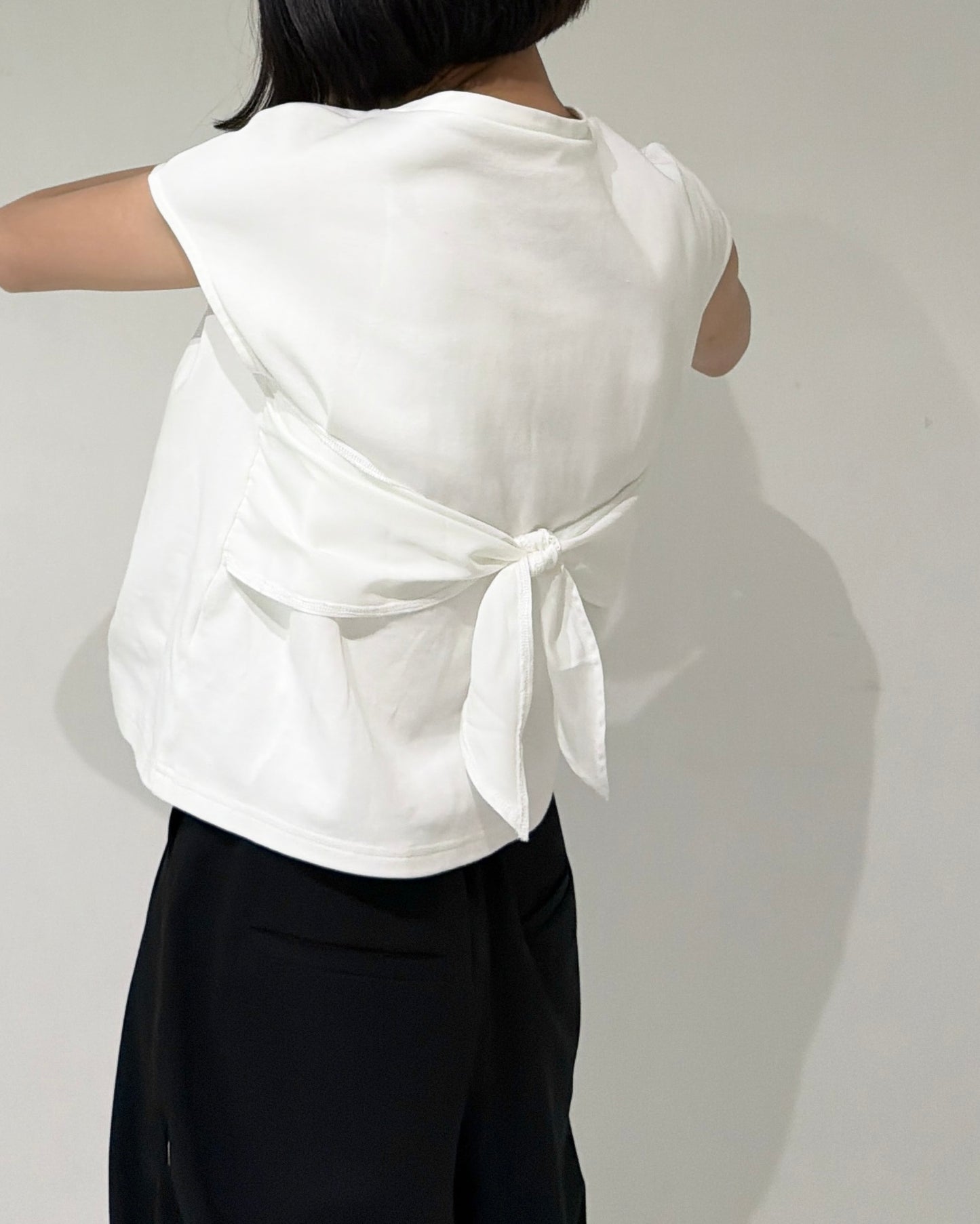 【pre-order】Ribbon Detail Tee