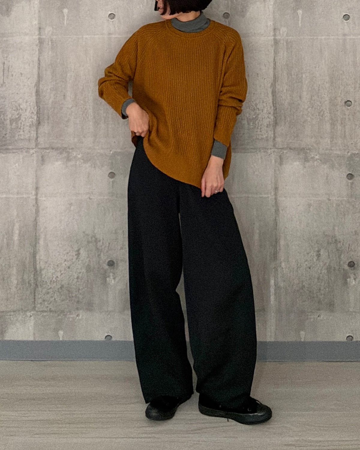 【pre-order】Cashmere Blend Knit (Cobalt Blue)