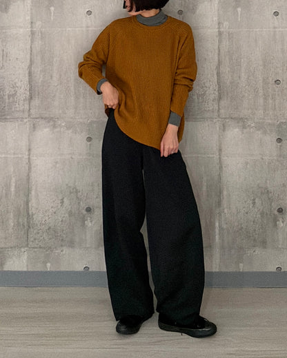 【pre-order】Cashmere Blend Knit (Cobalt Blue)
