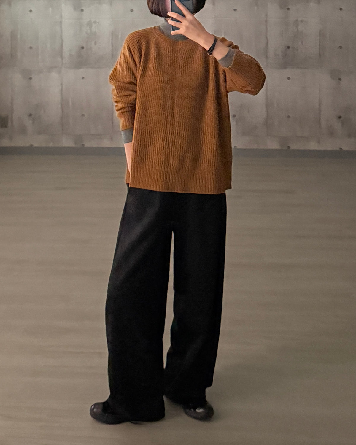 【pre-order】Cashmere Blend Knit (Cobalt Blue)