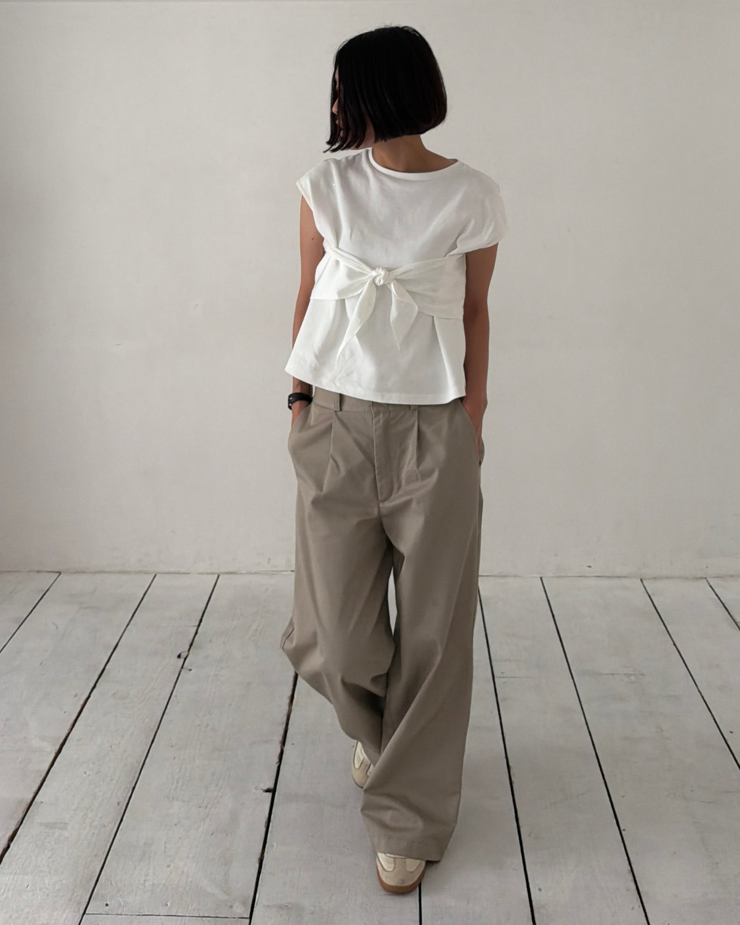 【pre-order】Ribbon Detail Tee