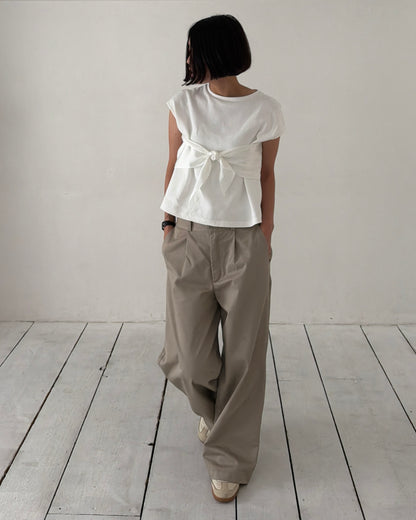 【pre-order】Ribbon Detail Tee