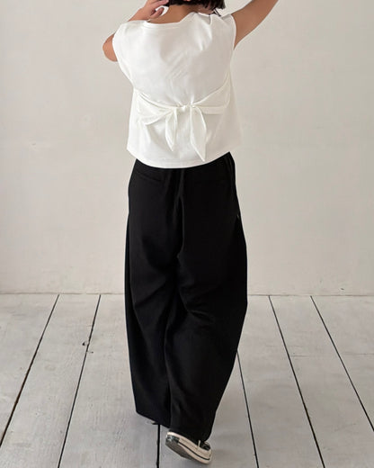 【pre-order】Ribbon Detail Tee