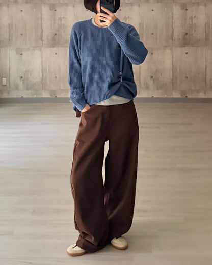 【pre-order】Cashmere Blend Knit (Cobalt Blue)