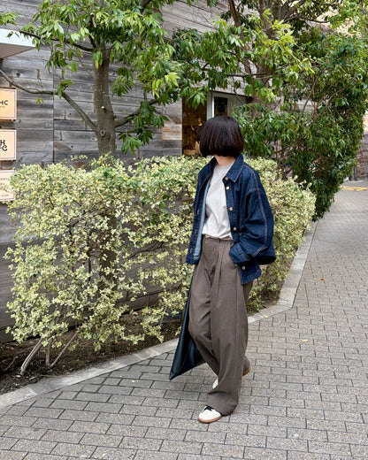 【Pre-order Item】Minimal Stitch 7-Sleeve Tee　(sand beige)