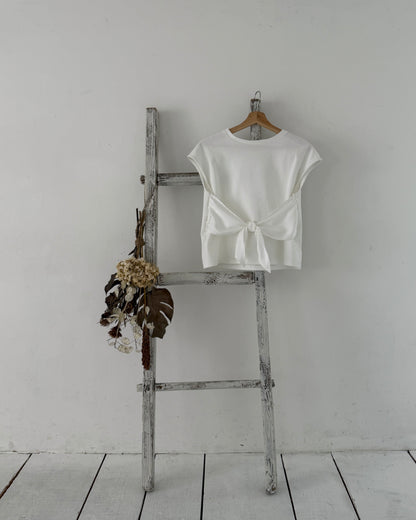 【pre-order】Ribbon Detail Tee