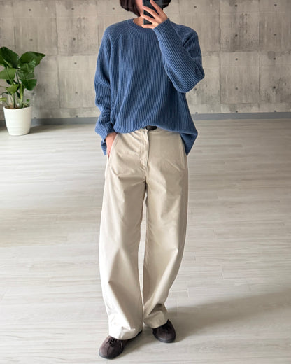 【pre-order】Cashmere Blend Knit (Cobalt Blue)