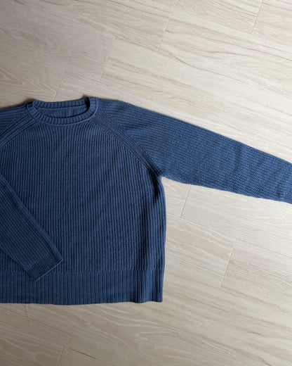 【pre-order】Cashmere Blend Knit (Cobalt Blue)