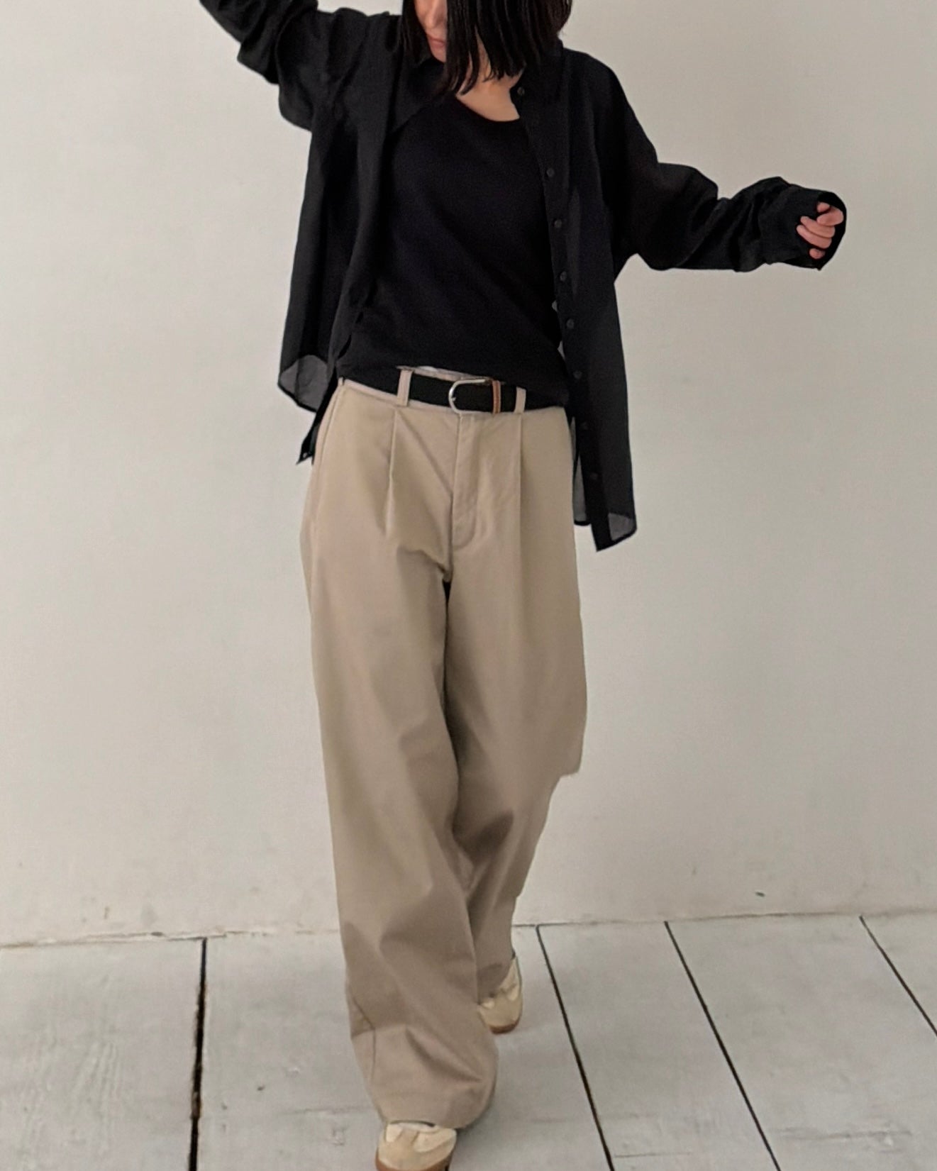 【pre-order】Oversized Sheer Shirt