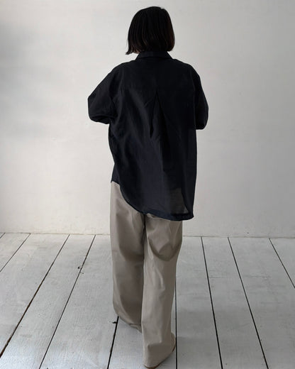 【pre-order】Oversized Sheer Shirt