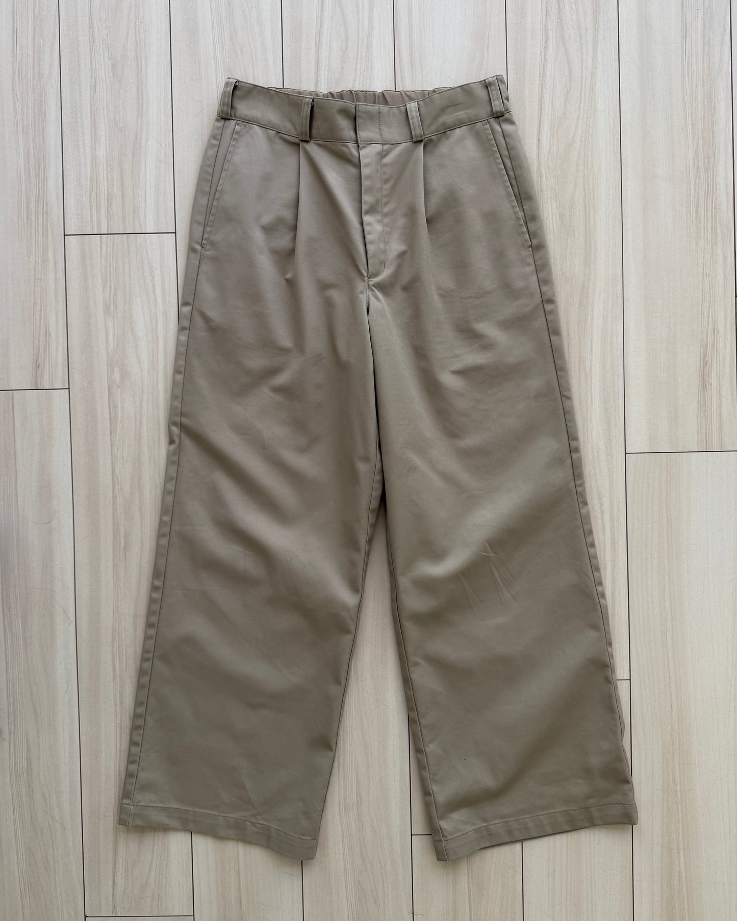 【Pre-order Item】Wide Straight Chino