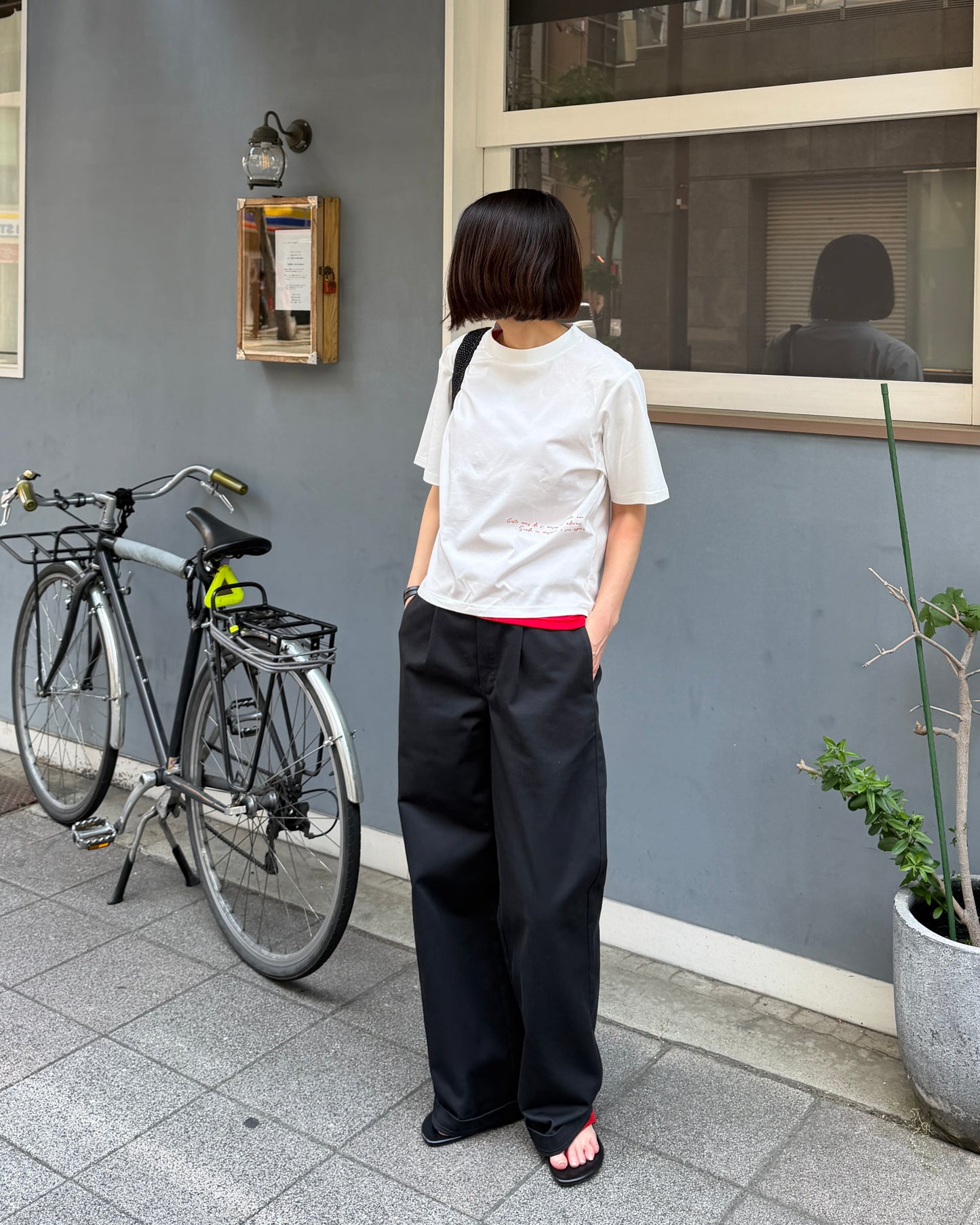 【Pre-order Item】logo Tee (gray)