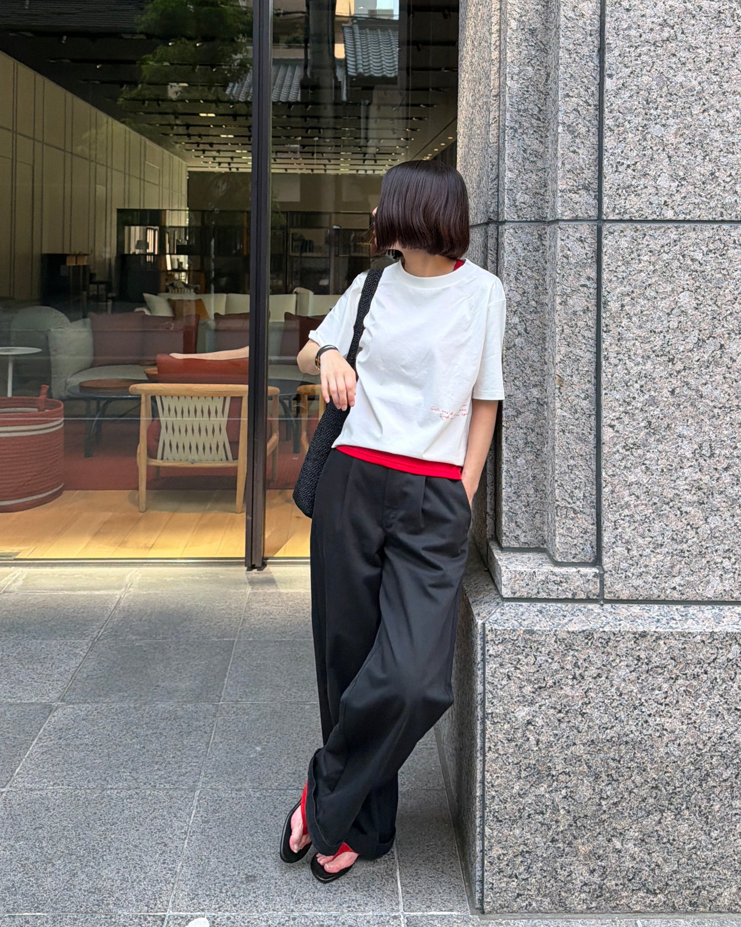 【Pre-order Item】logo Tee (gray)