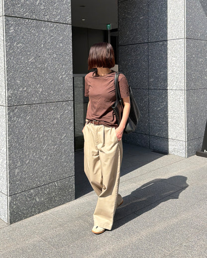 【Pre-order Item】Wide Straight Chino