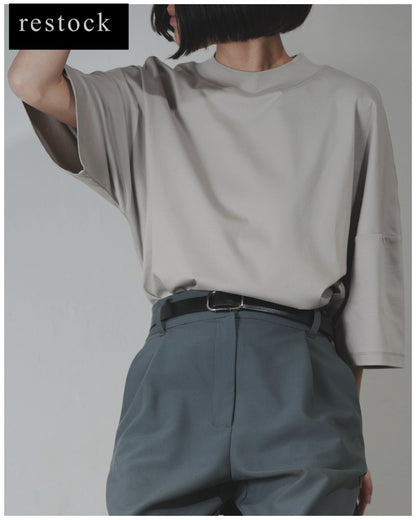 【Pre-order Item】Minimal Stitch 7-Sleeve Tee　(sand beige)