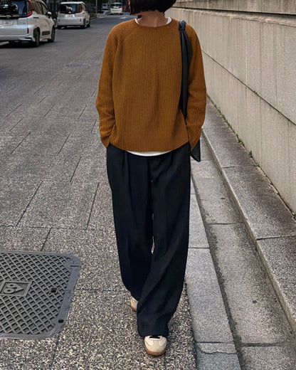 【pre-order】Cashmere Blend Knit (camel)