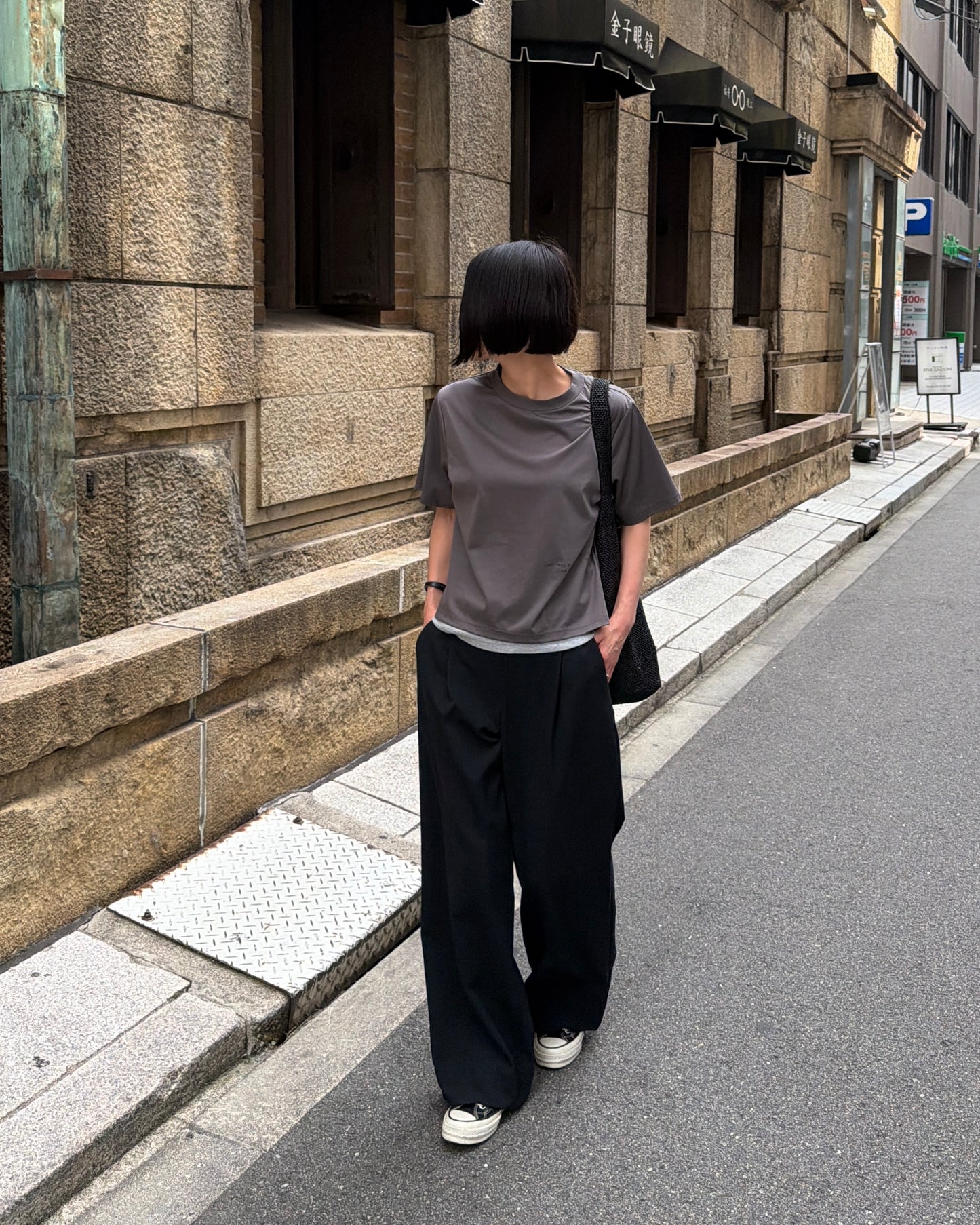 【Pre-order Item】logo Tee (gray)