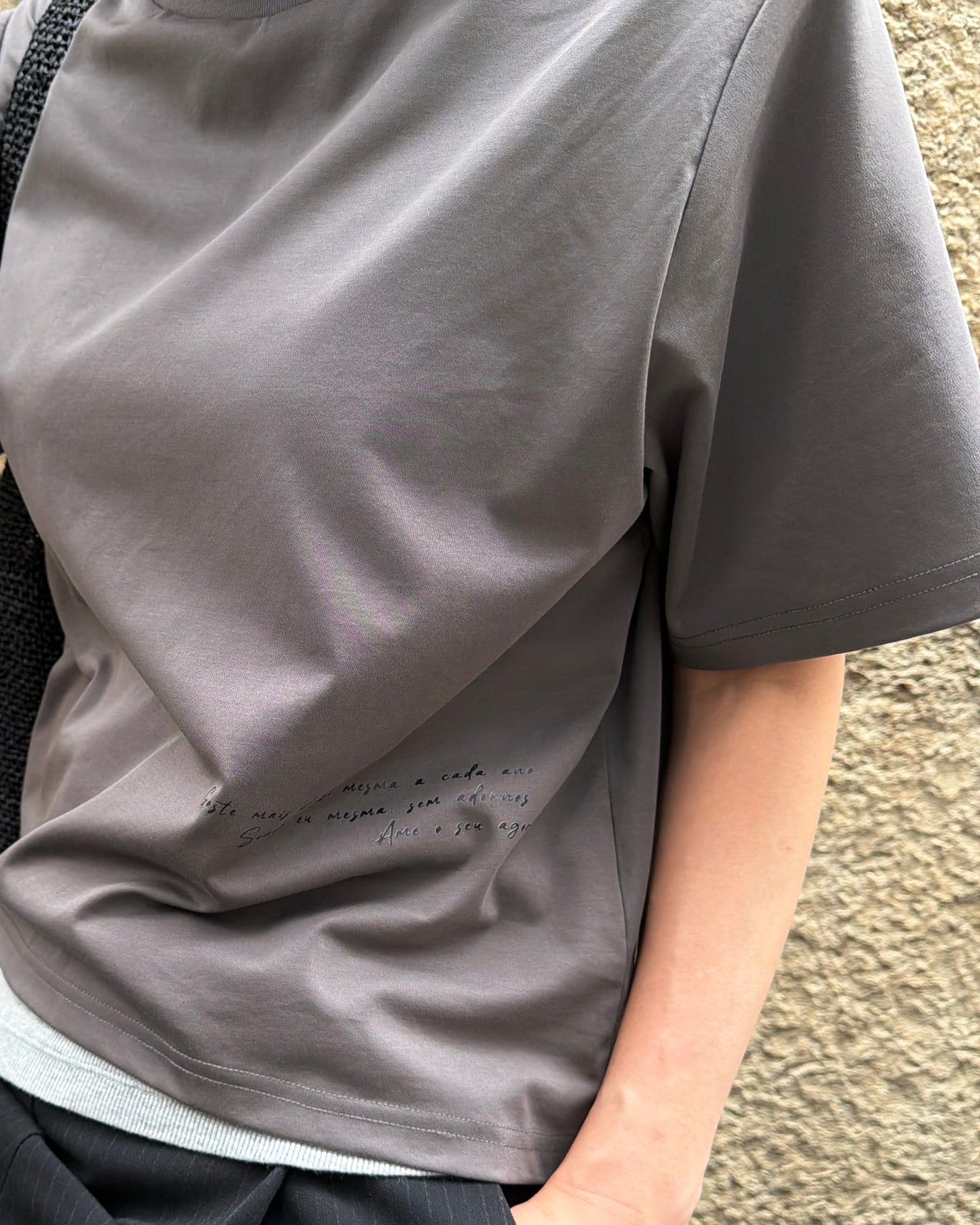 【Pre-order Item】logo Tee (gray)