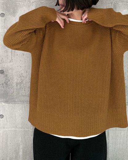 【pre-order】Cashmere Blend Knit (Cobalt Blue)