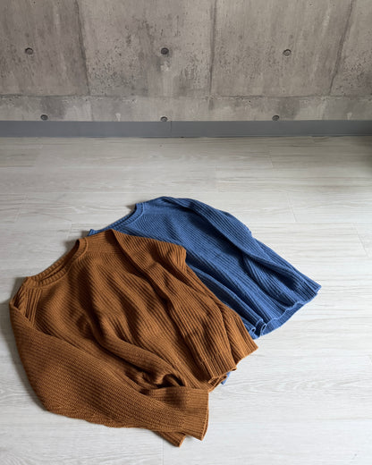 【pre-order】Cashmere Blend Knit (Cobalt Blue)