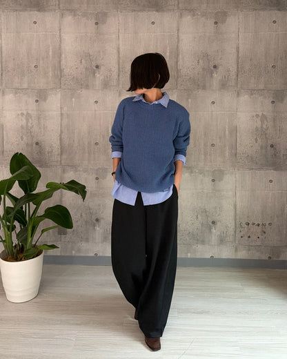 【pre-order】Cashmere Blend Knit (Cobalt Blue)