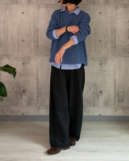 【pre-order】Cashmere Blend Knit (Cobalt Blue)