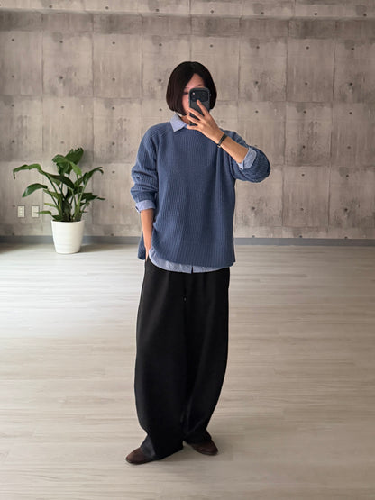 【pre-order】Cashmere Blend Knit (Cobalt Blue)
