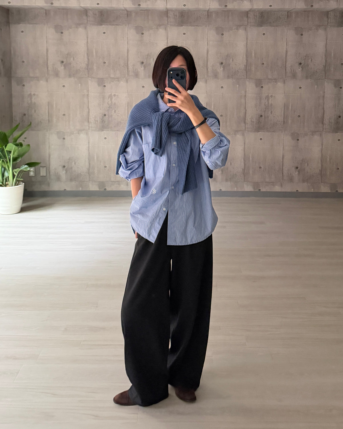 【pre-order】Cashmere Blend Knit (Cobalt Blue)