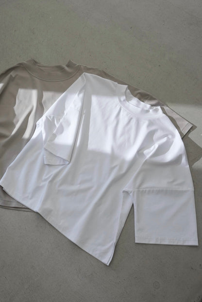 【Restock】Minimal Stitch 7-Sleeve Tee　(Ecru)