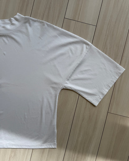 Minimal Stitch 7-Sleeve Tee　(black)