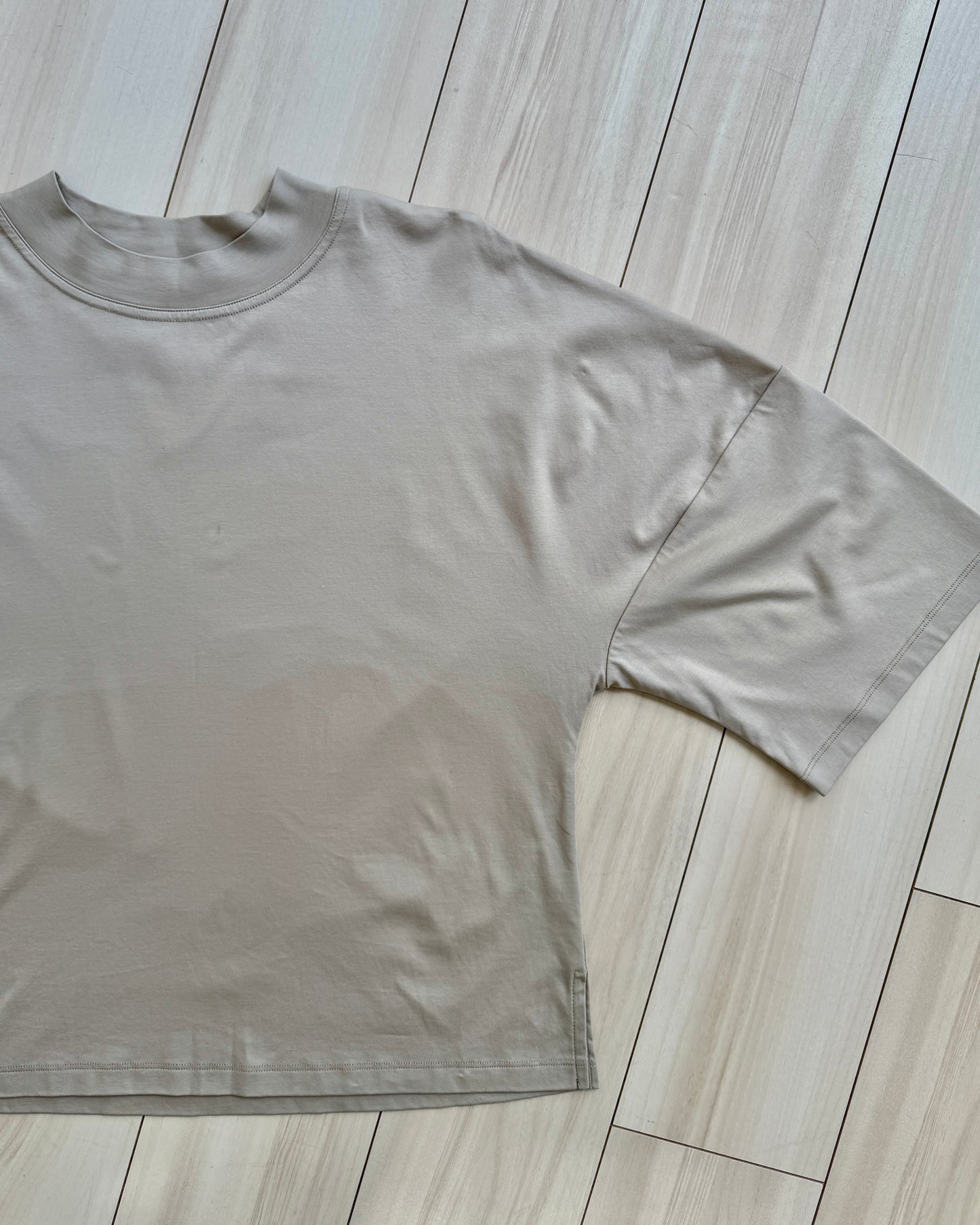 【Restock】Minimal Stitch 7-Sleeve Tee　(Ecru)