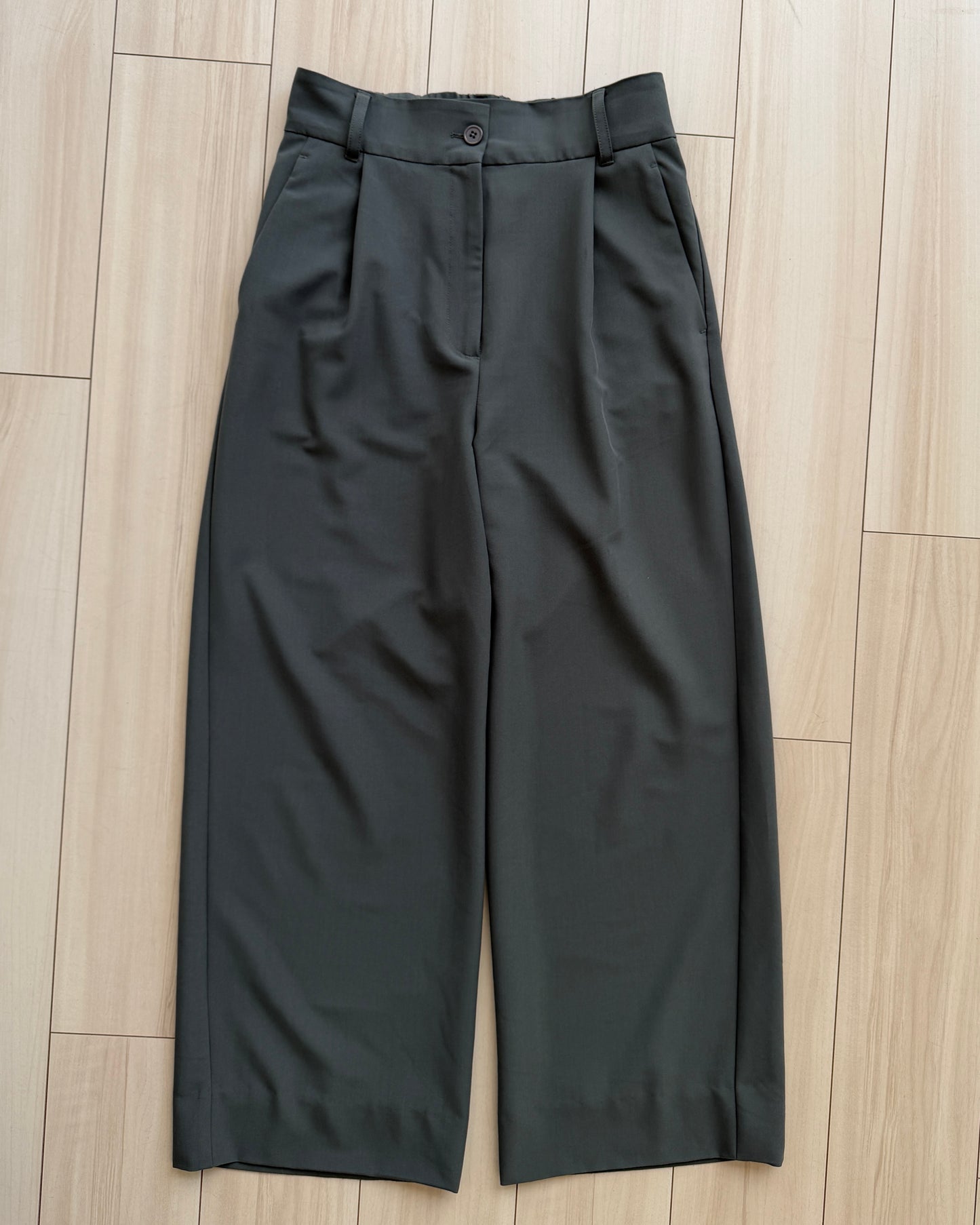 【Pre-order Item】Vertical straight wide pants