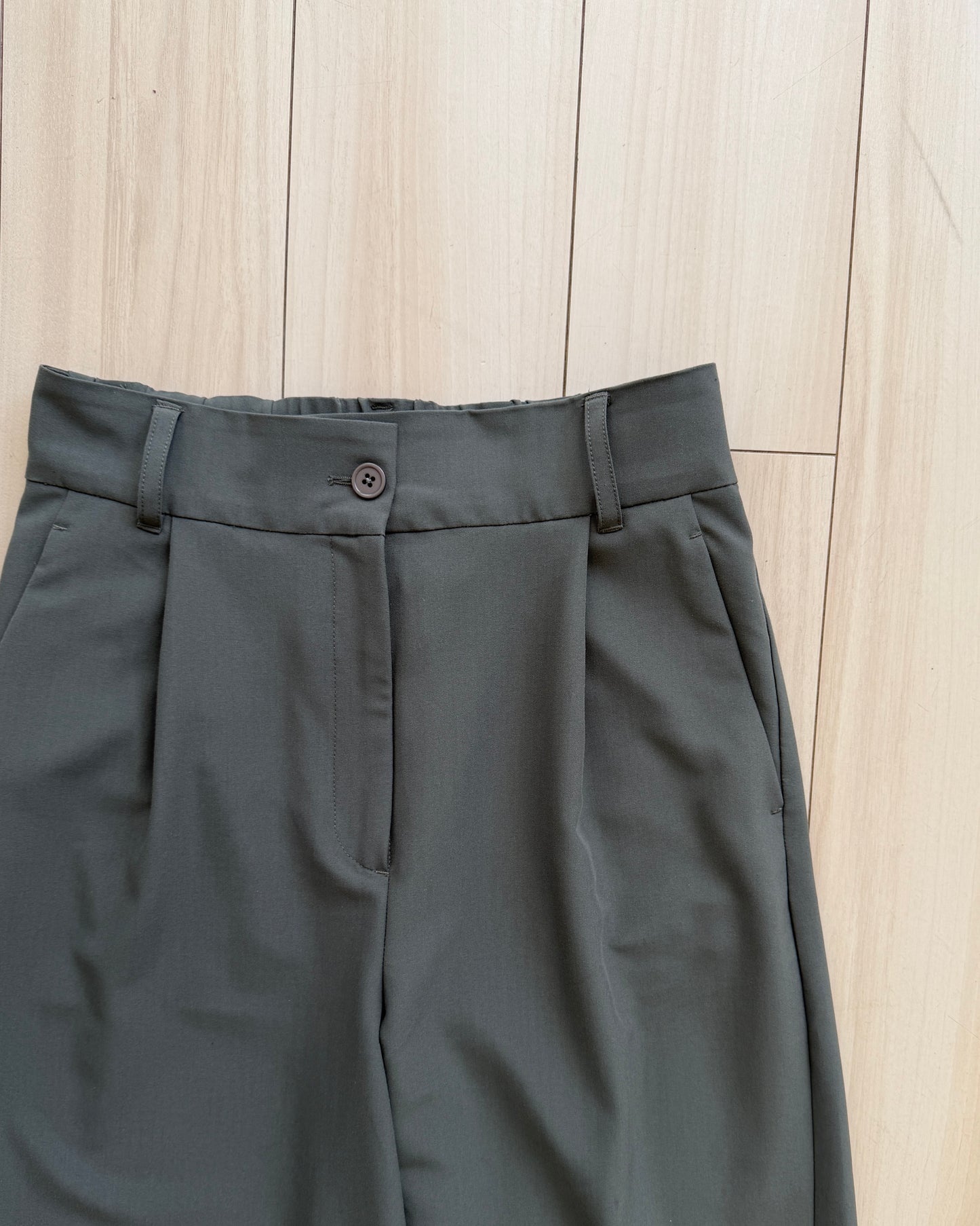 【Pre-order Item】Vertical straight wide pants