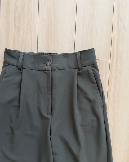 【Pre-order Item】Vertical straight wide pants