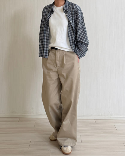 【Pre-order Item】Wide Straight Chino