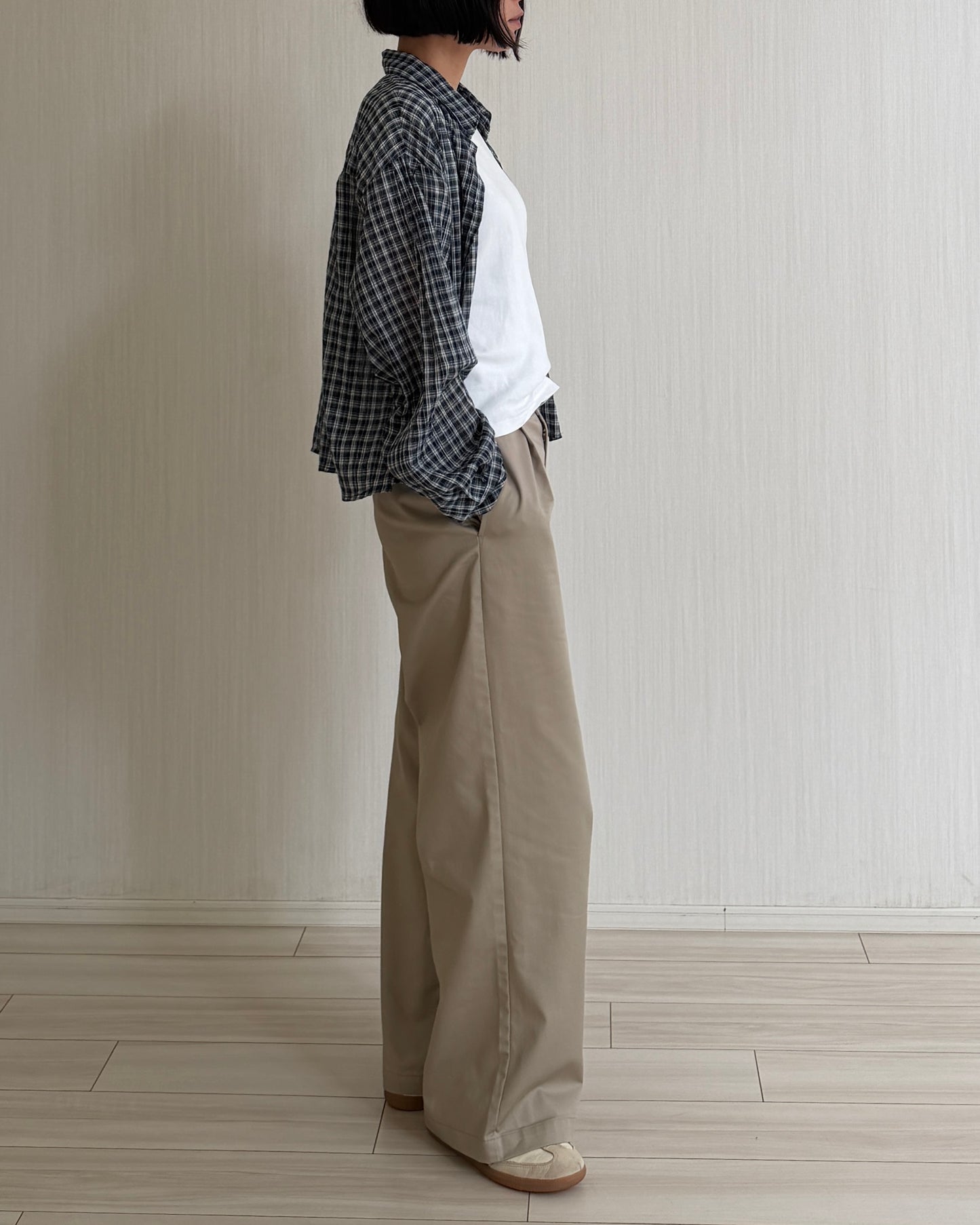 【Pre-order Item】Wide Straight Chino