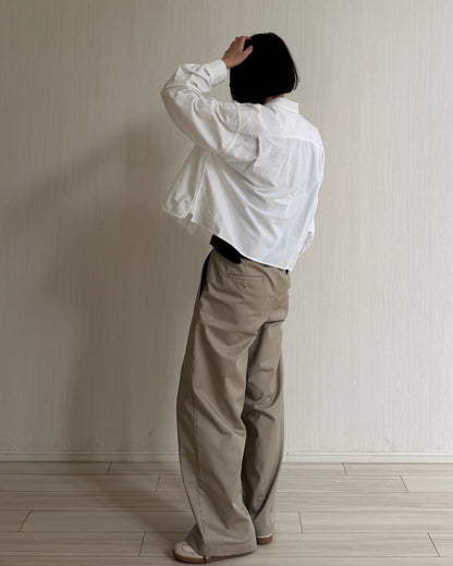 【Pre-order Item】Wide Straight Chino