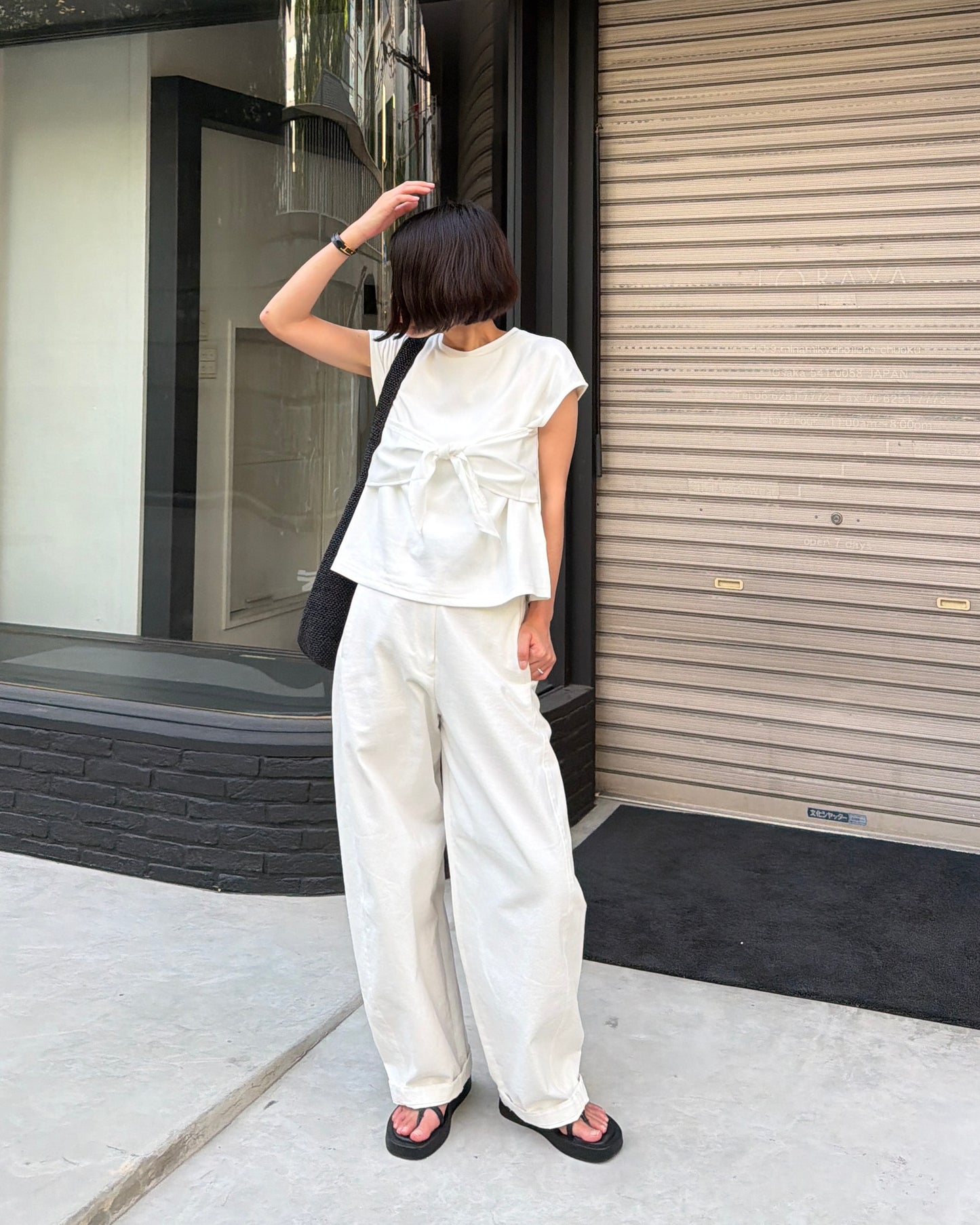 【pre-order】Ribbon Detail Tee