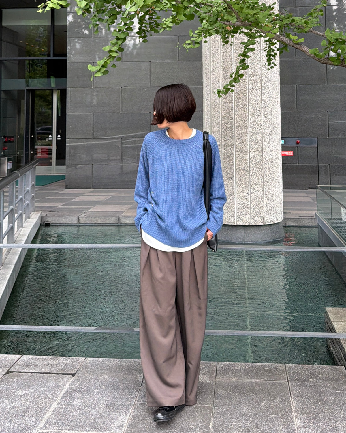 【pre-order】Cashmere Blend Knit (Cobalt Blue)